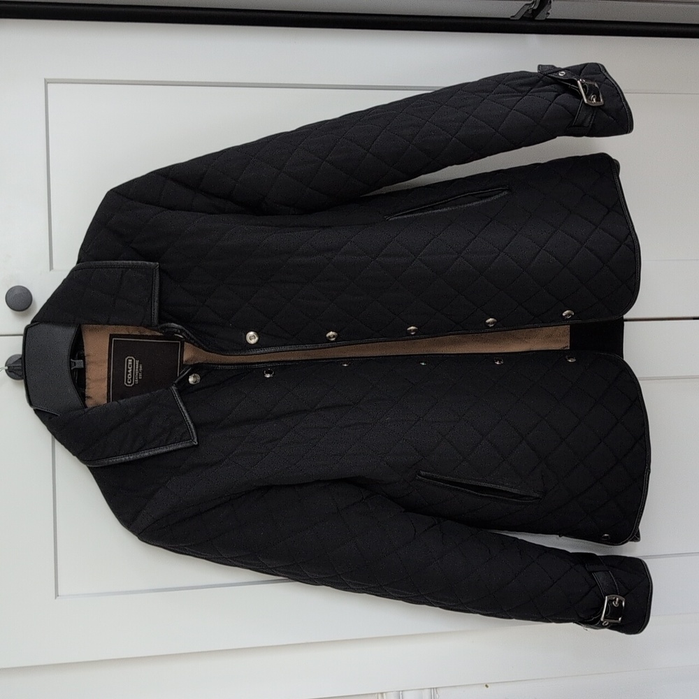 Coach Quilted Leatherwear Jacket